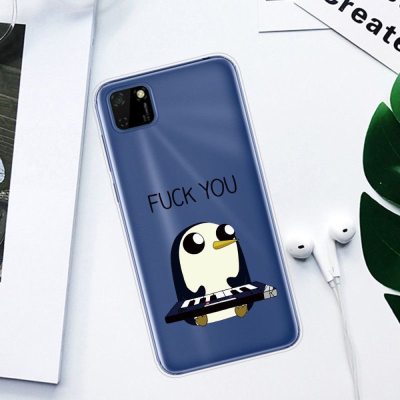 Coque Huawei Y5p Pingouin Fuck You