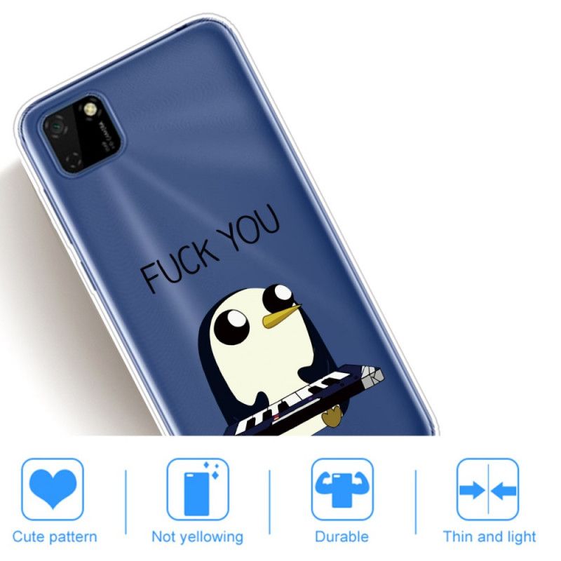 Coque Huawei Y5p Pingouin Fuck You