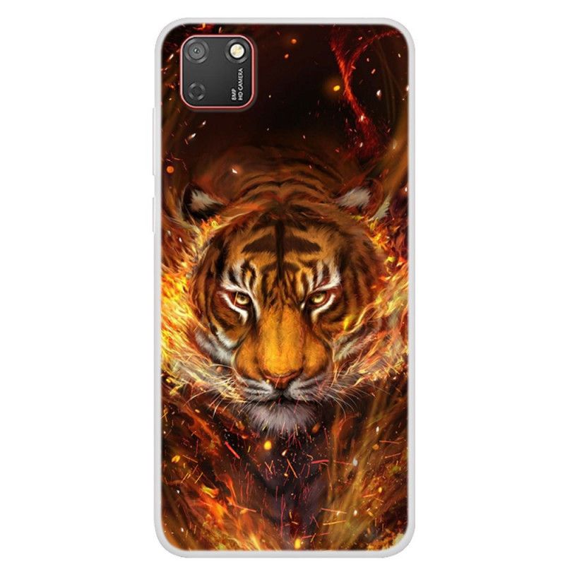 Coque Huawei Y5p Tigre De Feu