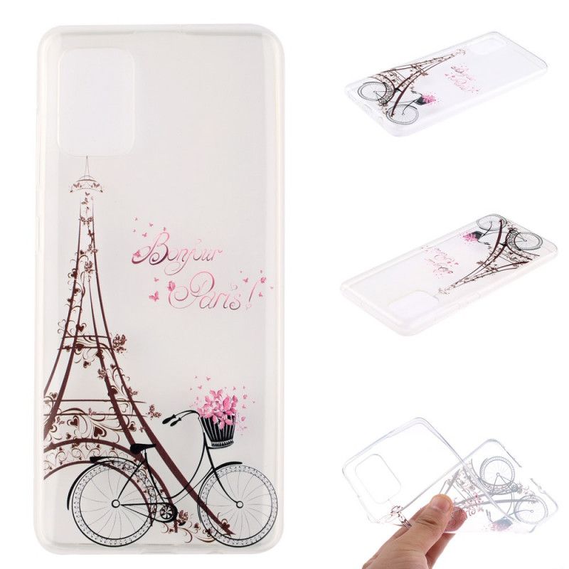 Coque Huawei Y5p Transparente Bonjour Paris