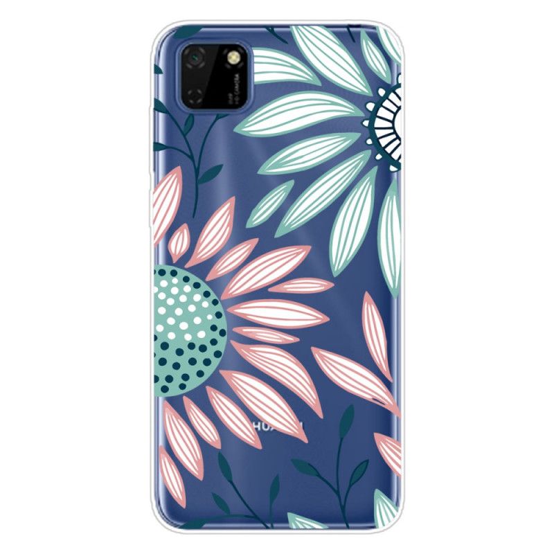 Coque Huawei Y5p Transparente Une Fleur