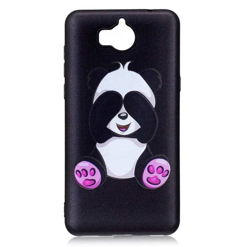 Coque Huawei Y6 2017 En Relief Panda Fun