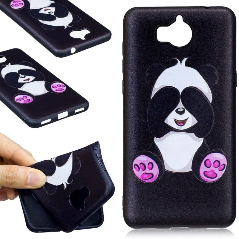 Coque Huawei Y6 2017 En Relief Panda Fun