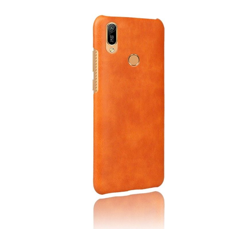 Coque Huawei Y6 2019 Effet Cuir Litchi Performance