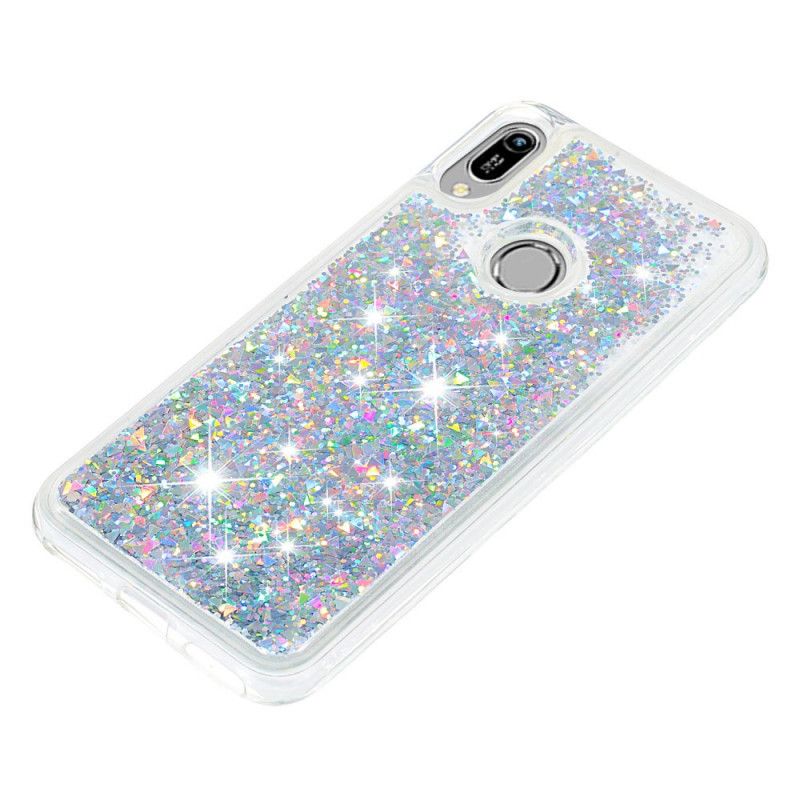 Coque Huawei Y6 2019 Poudre De Paillettes