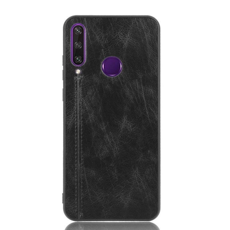 Coque Huawei Y6p Effet Cuir Couture