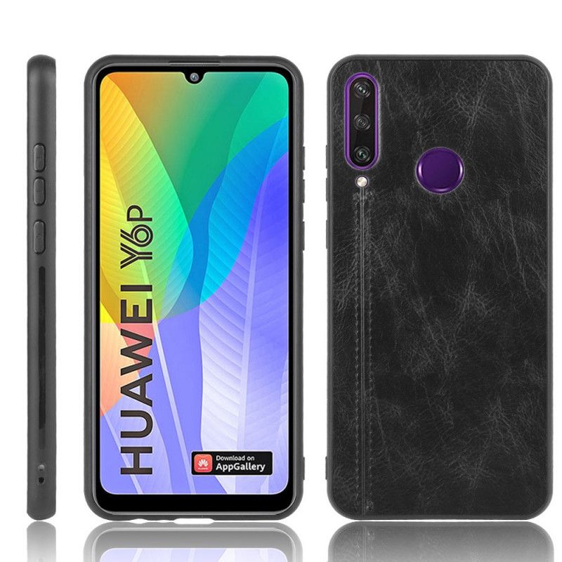 Coque Huawei Y6p Effet Cuir Couture