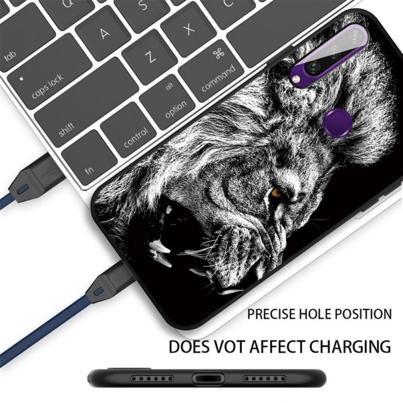 Coque Huawei Y6p Lion Féroce