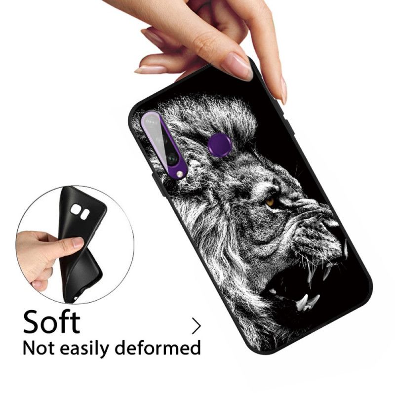 Coque Huawei Y6p Lion Féroce