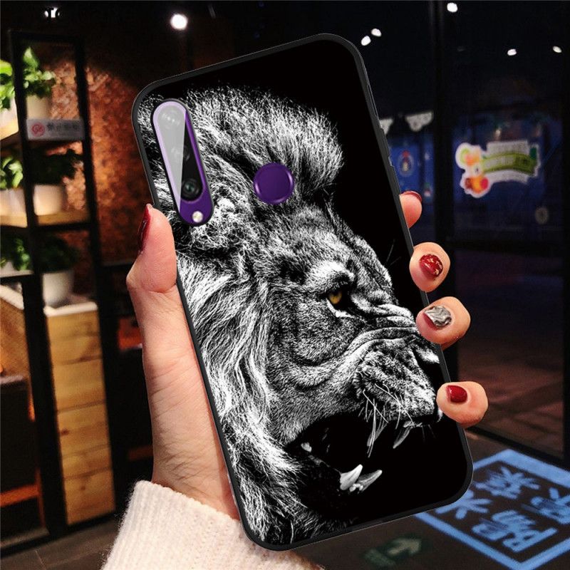 Coque Huawei Y6p Lion Féroce