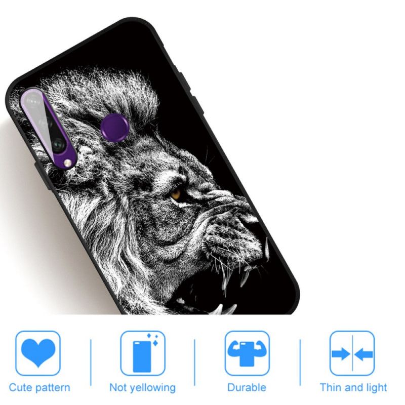 Coque Huawei Y6p Lion Féroce