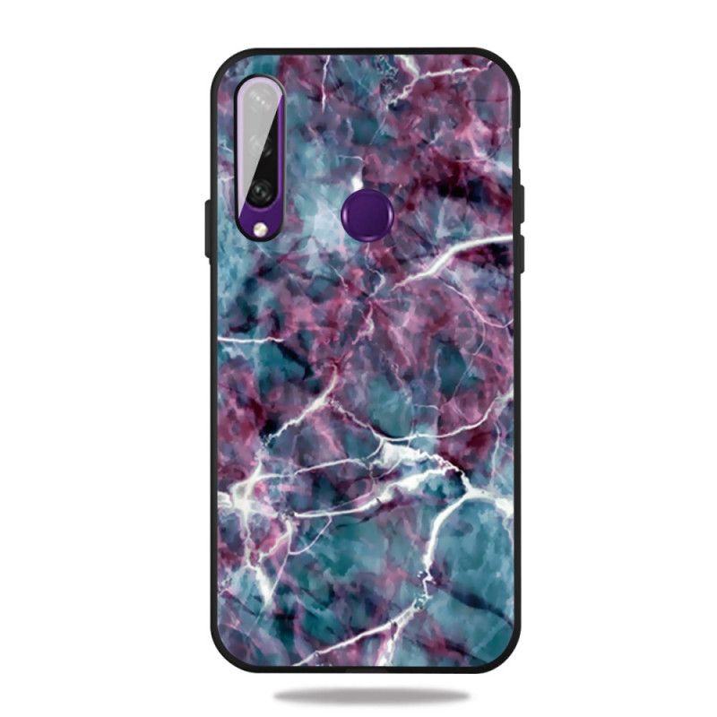 Coque Huawei Y6p Marbre Violet