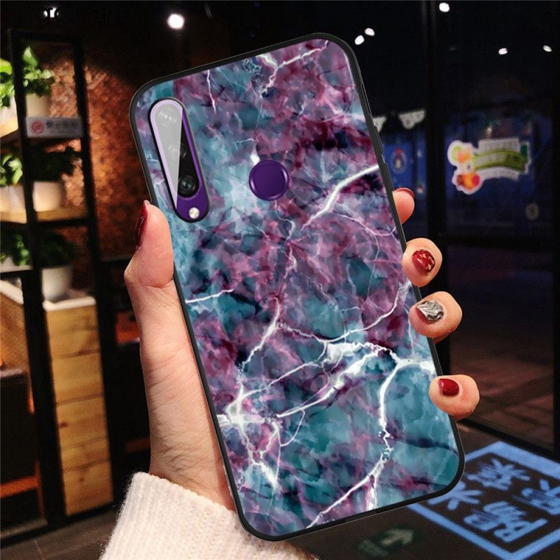 Coque Huawei Y6p Marbre Violet