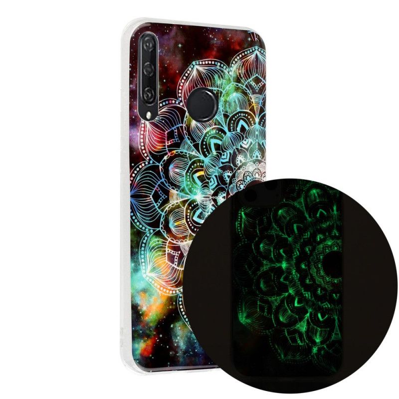 Coque Huawei Y6p Série Floralies Fluorescente