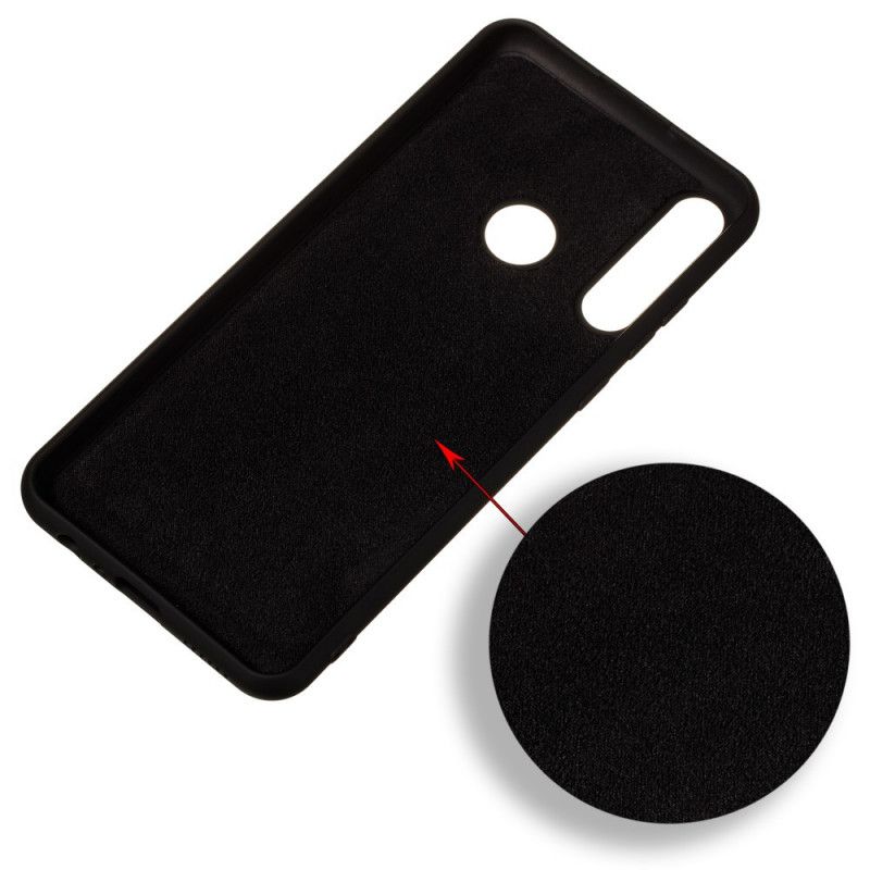 Coque Huawei Y6p Silicone Liquide Avec Lanière