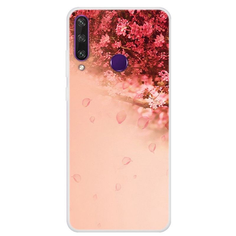 Coque Huawei Y6p Transparente Arbre Romantique