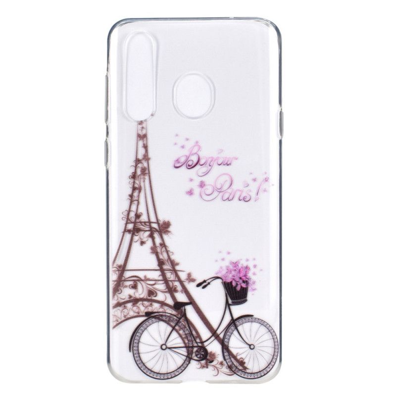 Coque Huawei Y6p Transparente Bonjour Paris