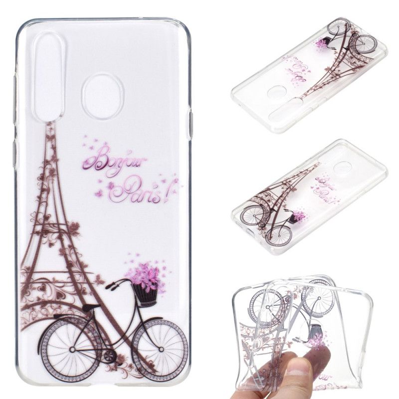 Coque Huawei Y6p Transparente Bonjour Paris