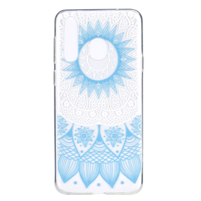 Coque Huawei Y6p Transparente Mandala Coloré