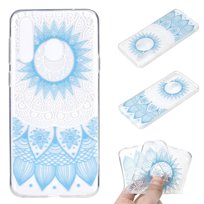 Coque Huawei Y6p Transparente Mandala Coloré