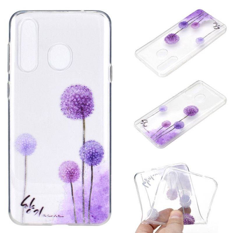 Coque Huawei Y6p Transparente Pissenlits Colorés