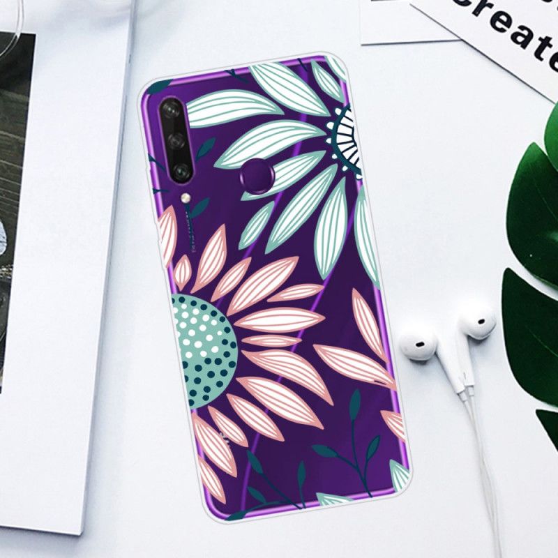 Coque Huawei Y6p Transparente Une Fleur