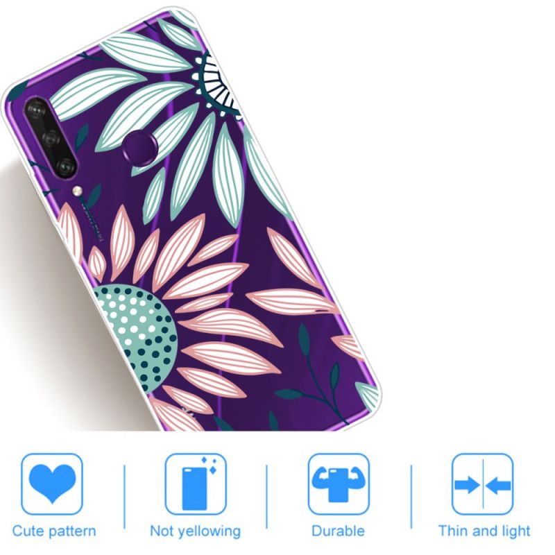 Coque Huawei Y6p Transparente Une Fleur