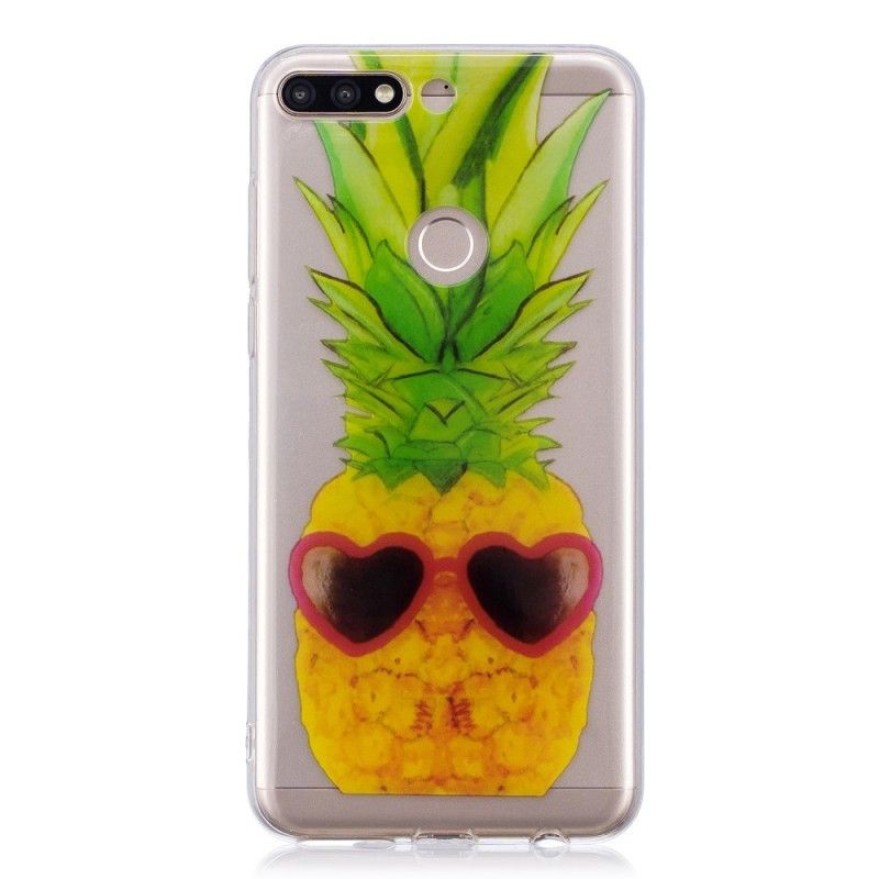 Coque Huawei Y7 2018 / Honor 7c Incognito Ananas