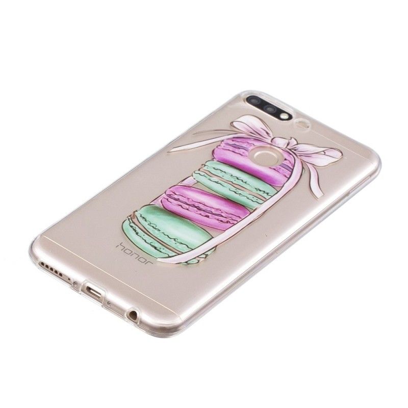 Coque Huawei Y7 2018 / Honor 7c Macarons Gourmands