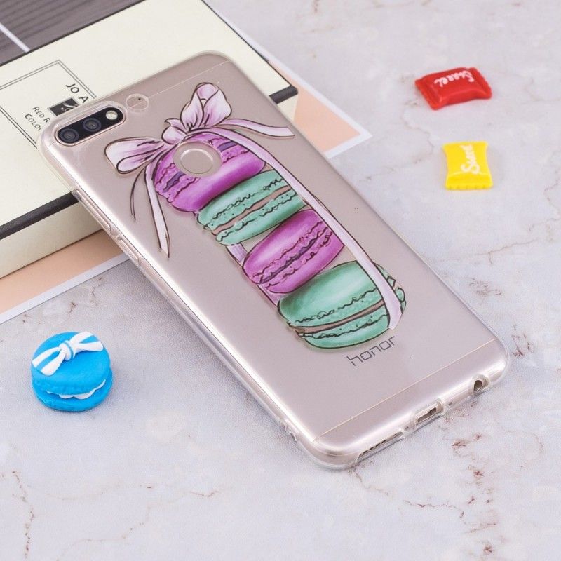 Coque Huawei Y7 2018 / Honor 7c Macarons Gourmands