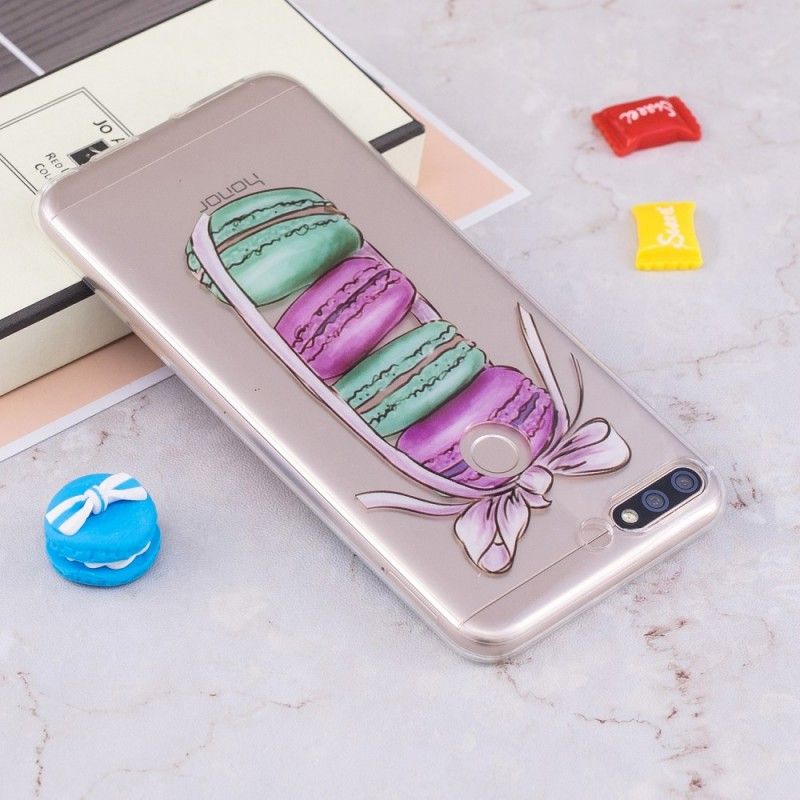 Coque Huawei Y7 2018 / Honor 7c Macarons Gourmands