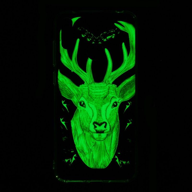 Coque Huawei Y7 2019 Cerf Majestueux Fluorescente