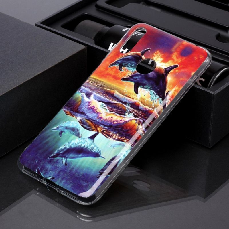 Coque Huawei Y7 2019 Dauphins En Liberté