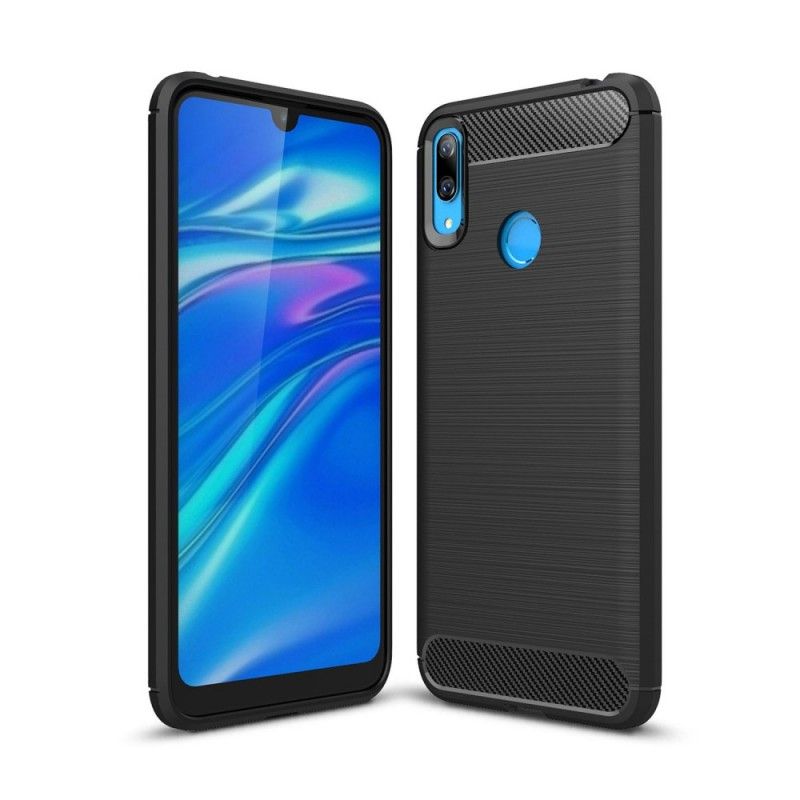 Coque Huawei Y7 2019 Fibre Carbone Brossée