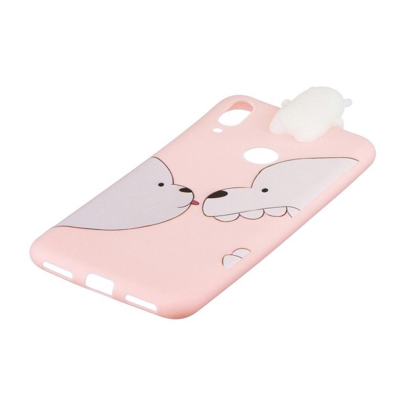 Coque Huawei Y7 2019 Funny Bear 3d