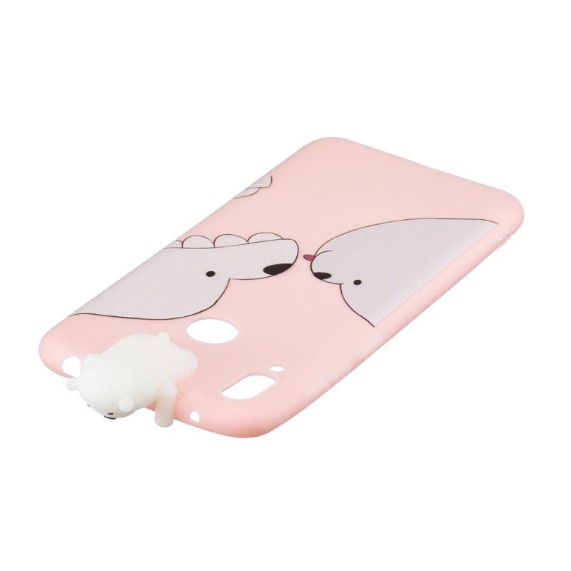 Coque Huawei Y7 2019 Funny Bear 3d