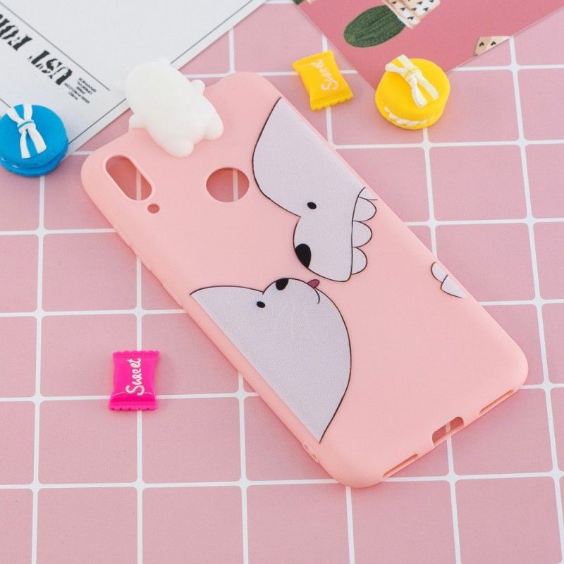 Coque Huawei Y7 2019 Funny Bear 3d