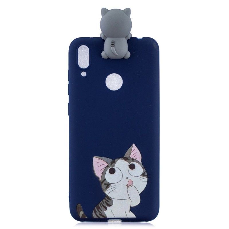 Coque Huawei Y7 2019 Funny Chat 3d