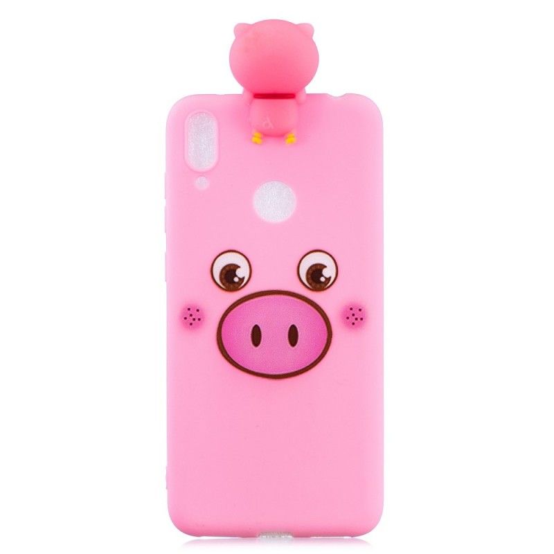 Coque Huawei Y7 2019 Funny Cochon 3d