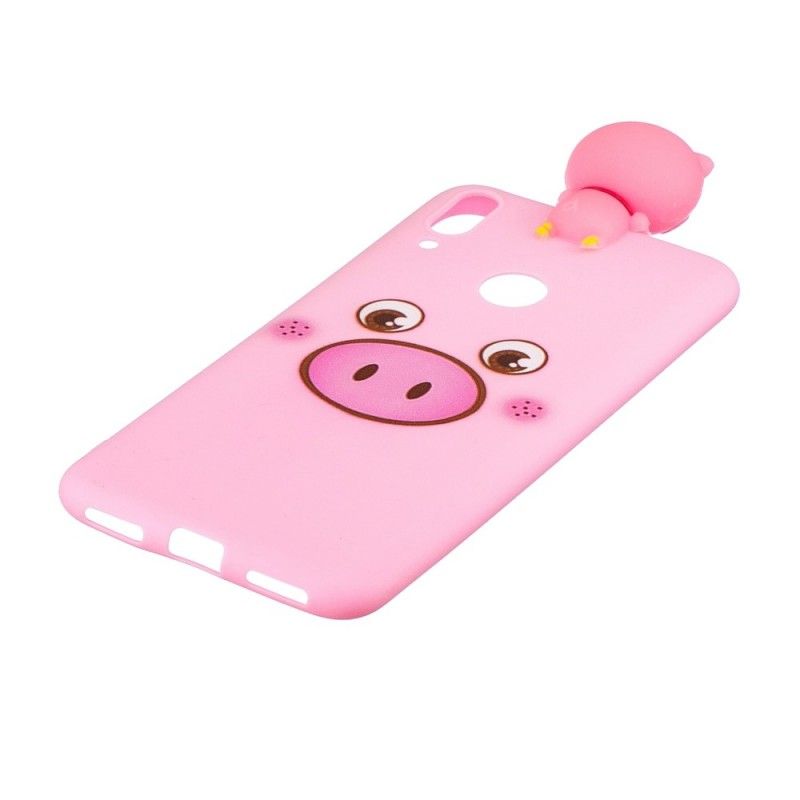 Coque Huawei Y7 2019 Funny Cochon 3d