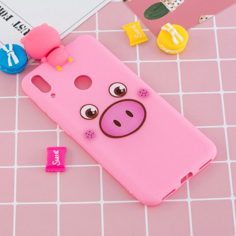 Coque Huawei Y7 2019 Funny Cochon 3d