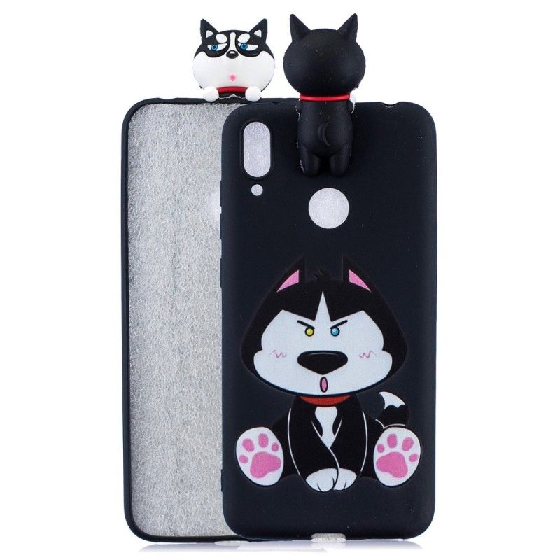 Coque Huawei Y7 2019 Funny Dog 3d