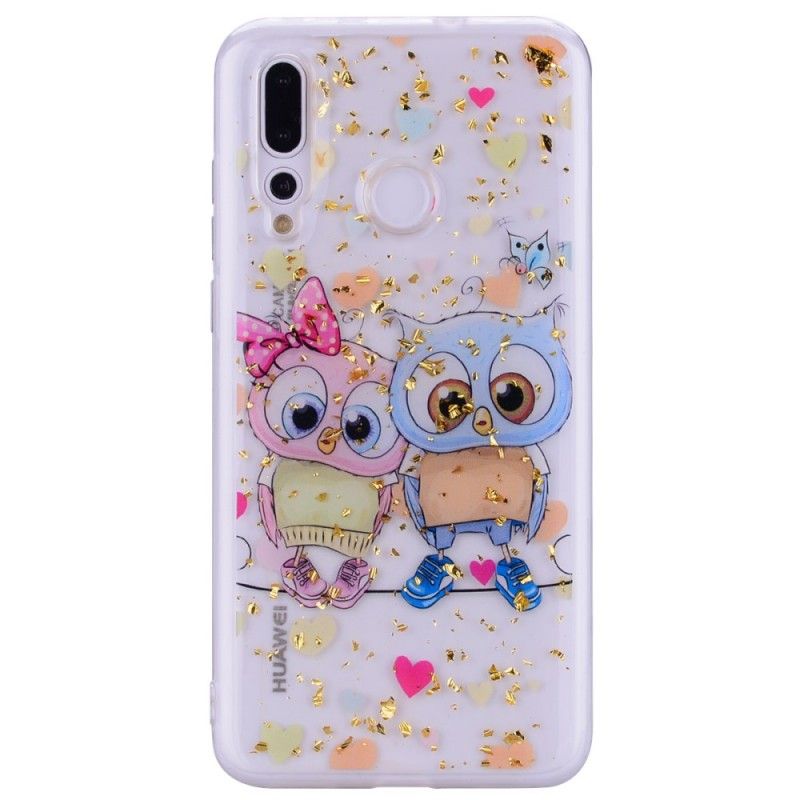 Coque Huawei Y7 2019 Hiboux Cute