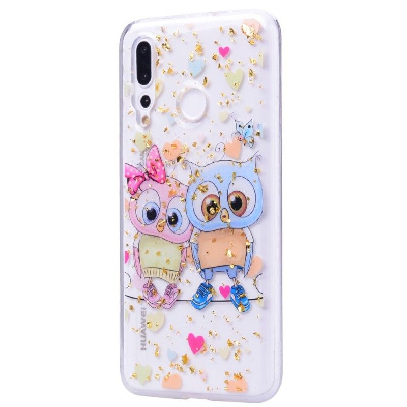 Coque Huawei Y7 2019 Hiboux Cute