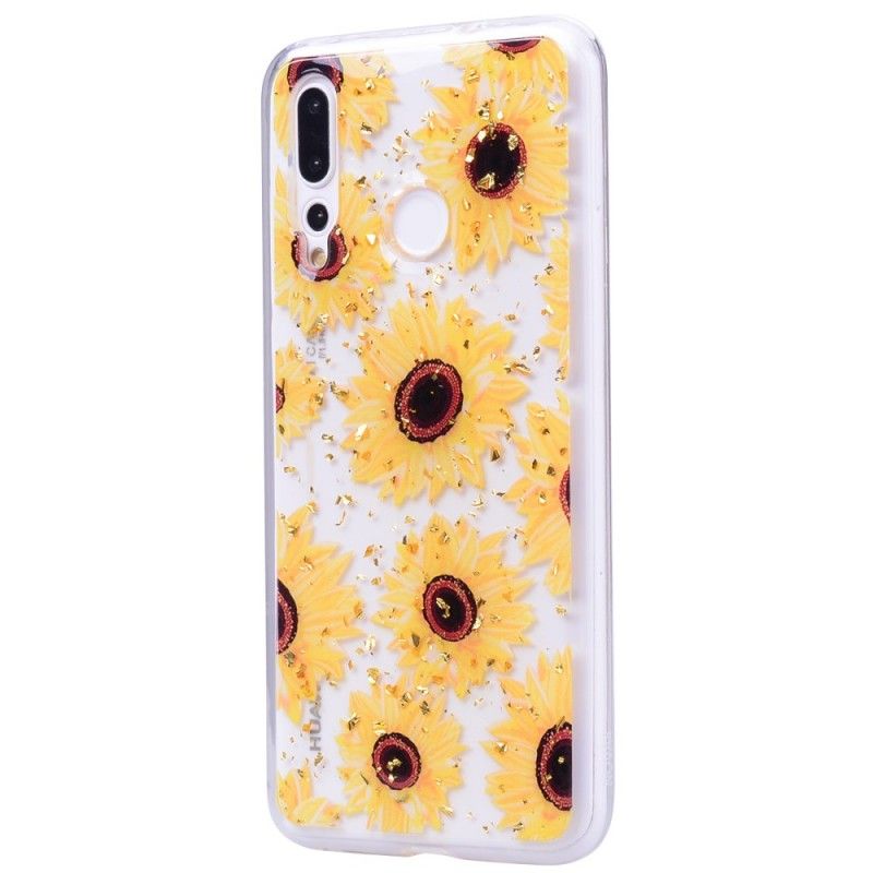 Coque Huawei Y7 2019 Multiples Tournesols