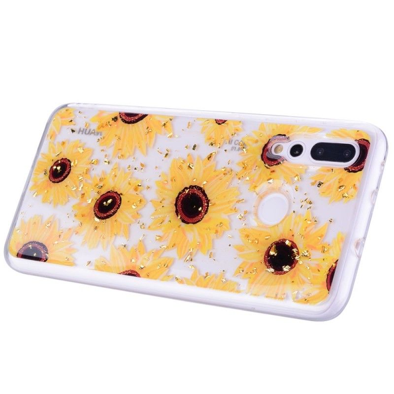 Coque Huawei Y7 2019 Multiples Tournesols