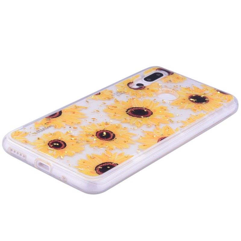 Coque Huawei Y7 2019 Multiples Tournesols