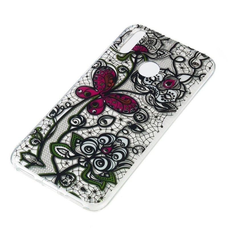 Coque Huawei Y7 2019 Papillon Et Dentelle