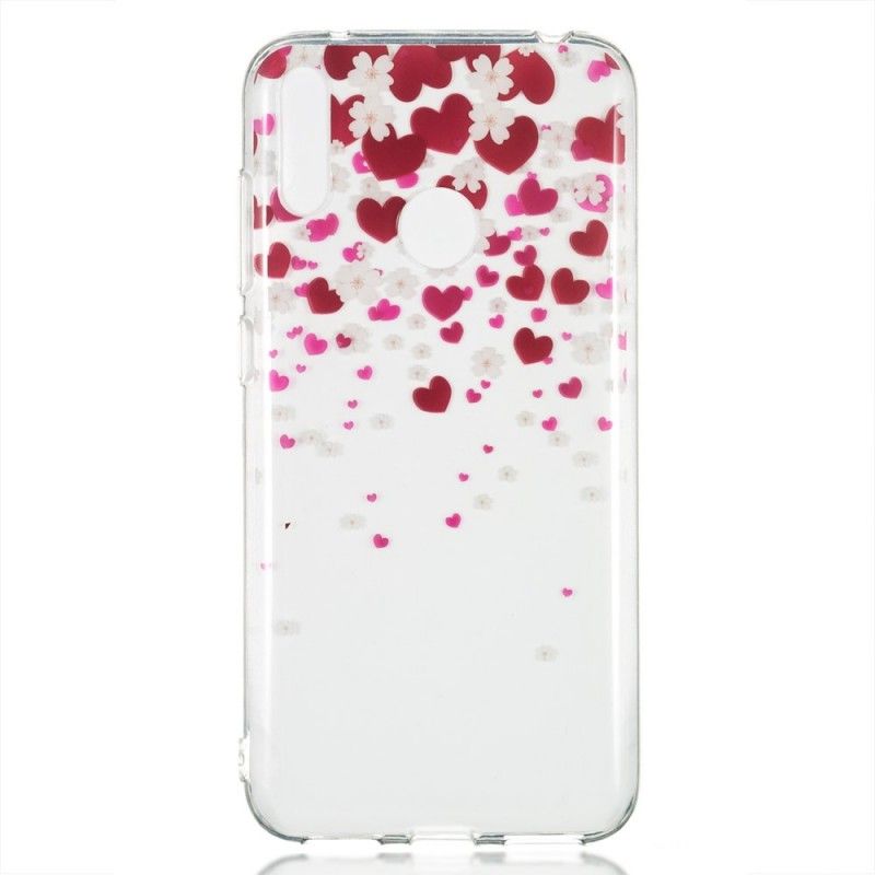 Coque Huawei Y7 2019 Pluie De Coeurs