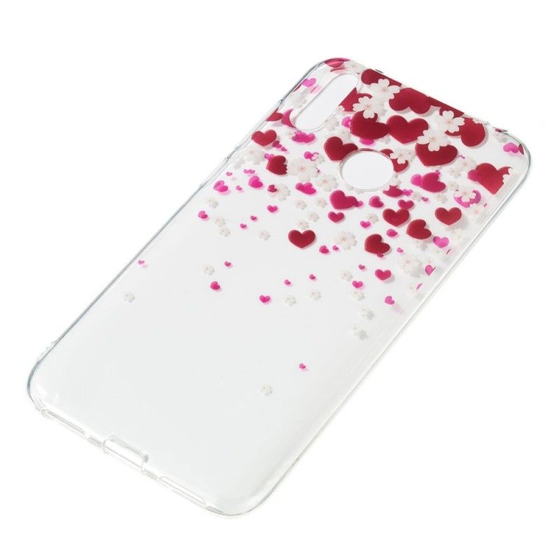 Coque Huawei Y7 2019 Pluie De Coeurs